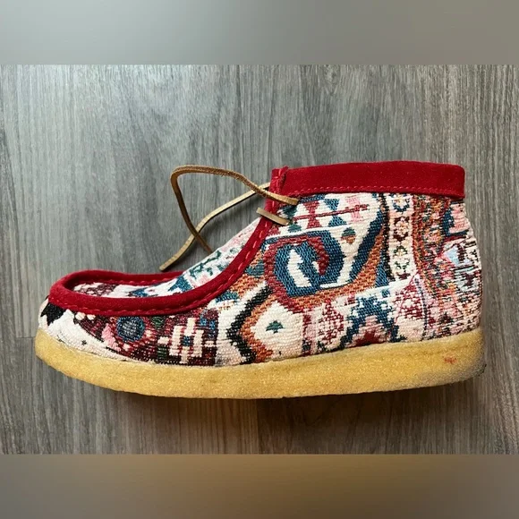 Todd Snyder x Clarks Originals Wallabee Red Kaleidoscope Mens US9.5